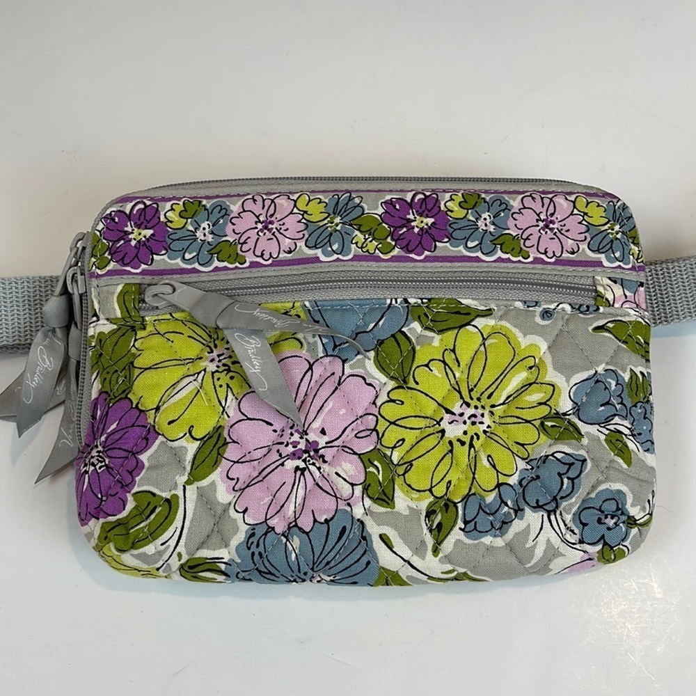 Vera Bradley Watercolor Floral Quilted Belt Bag Crossbody - Picture 3 of 15
